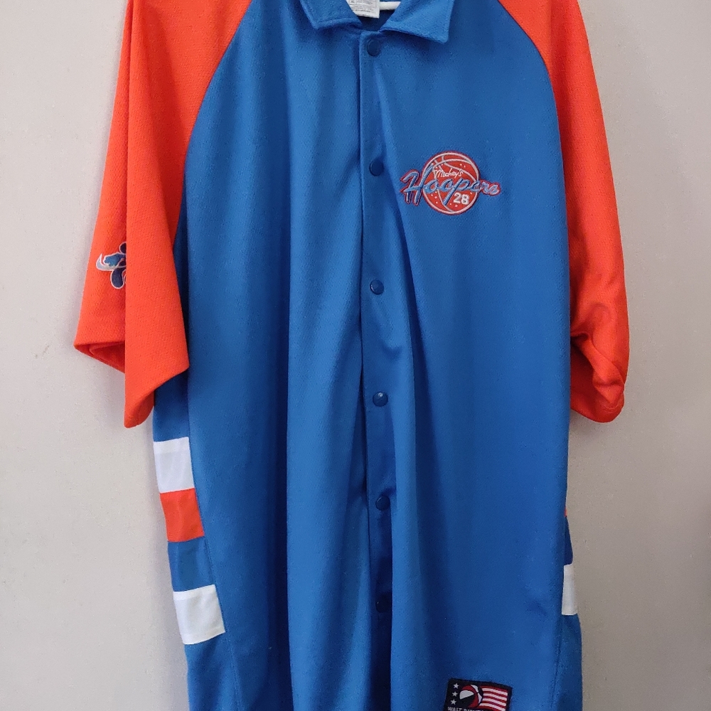 Disney Mickey basketball snap shirt
